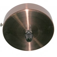 Ροζέτα Φωτιστικού Στρογγυλή Αλουμινίου Ροζ Αντικέ 030-16664